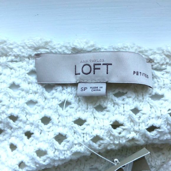 Cotton Crochet LS Sweater SP - Picture 4 of 6